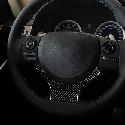 Lexus IS 250 2013-19 Carbon Fiber Steering Wheel Trim Decal