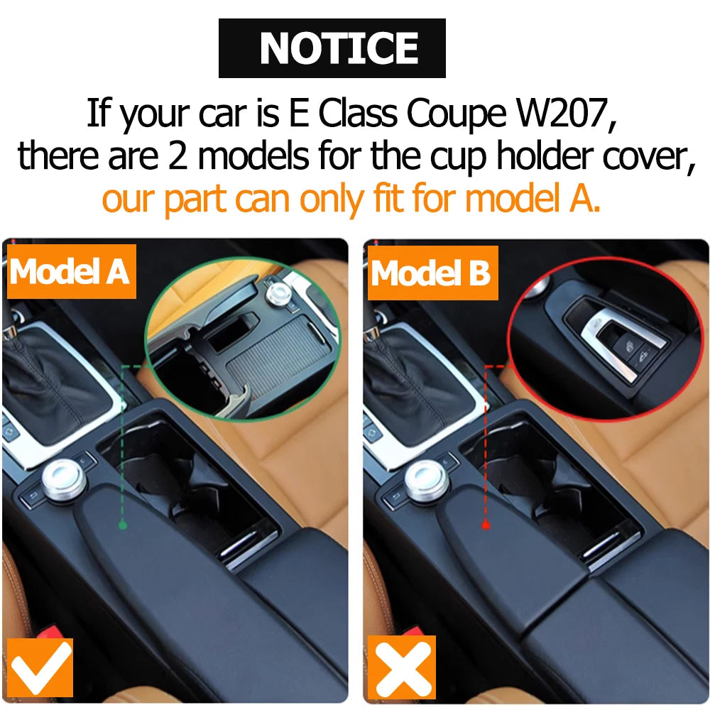 LHD Armrest Cup Holder Frame for Mercedes W204 W207 W212 – Car Accessories | MotorWorld Marketplace