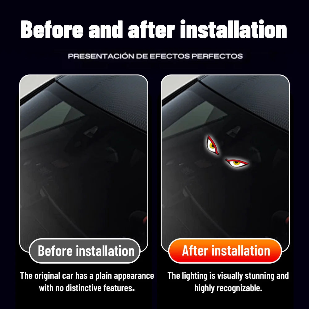 (NOT SOLD TO USA) Monster Eye Solar Antenna Demon Light – Universal Roof Decor – Car Accessories | MotorWorld Marketplace