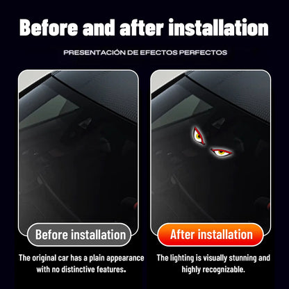 (NOT SOLD TO USA) Monster Eye Solar Antenna Demon Light – Universal Roof Decor – Car Accessories | MotorWorld Marketplace