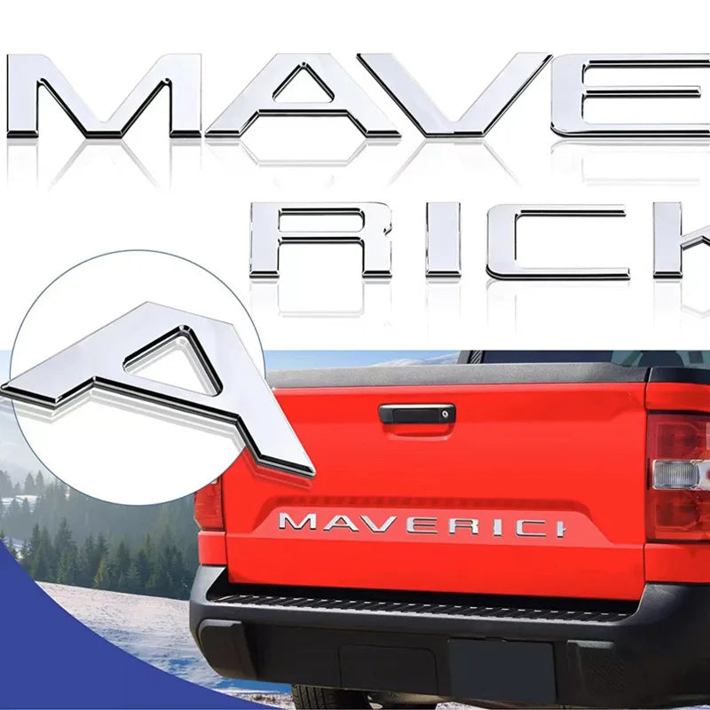Ford Maverick Tremor Rear Trunk English Letter Emblem Decal