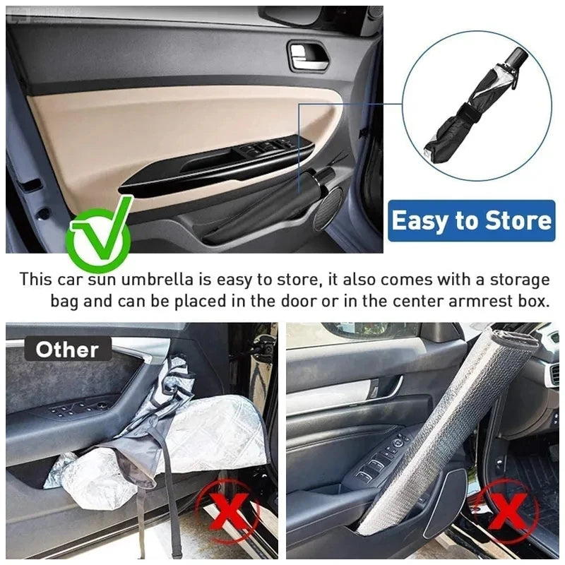 Foldable Sun Shade Umbrella for Mitsubishi Outlander/Pajero