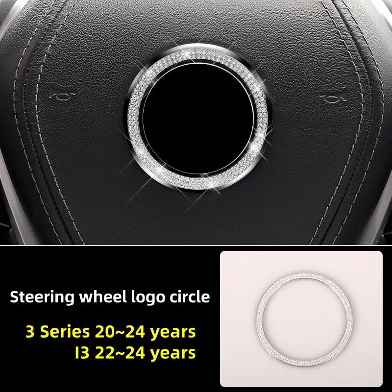 (NOT SOLD TO USA) BMW 3 Series/I3 20-24 Diamond AC Vent & Knob Trim Set Steering wheel ring China Mainland – Car Accessories | MotorWorld Marketplace