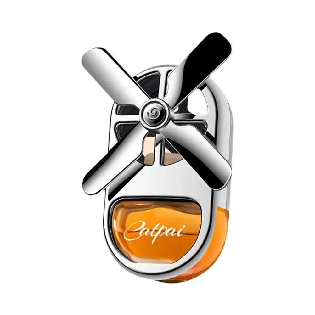 Désodorisant pour voiture à hélice rotative - Clip d'aromathérapie au parfum océanique