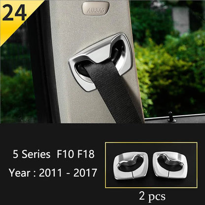 BMW F10 F18 Interior Button Panel Trim Stainless Steel Cover 24 Type – Car Accessories | MotorWorld Marketplace