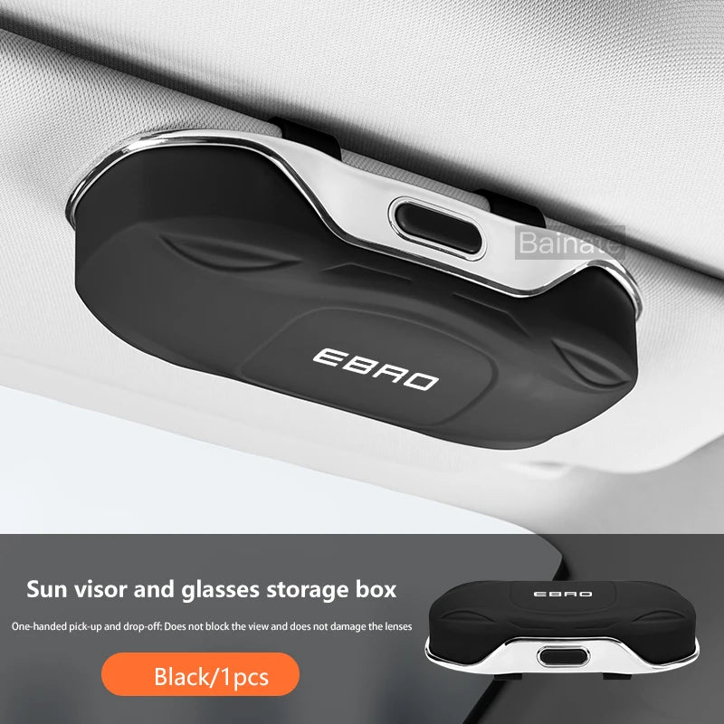 Shock-Proof Sun Visor Glasses Holder for EBRO S700/S800/S400 1Pcs Black EBRO – Car Accessories | MotorWorld Marketplace