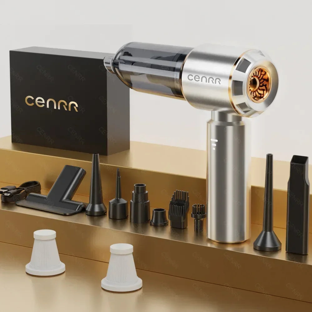 CENRR Cordless Car Vacuum, Strong Suction, Pro MAX Silver 2hepa – Car Accessories | MotorWorld Marketplace