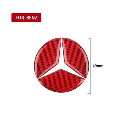 Carbon Fiber Red Steering Wheel Trim for Benz CLA GLA C E 16-19 Red L S – Car Accessories | MotorWorld Marketplace