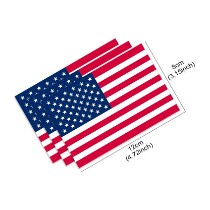 USA Flag Vinyl Car Decal – Custom Door & Window Sticker
