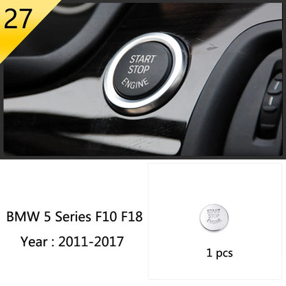 BMW F10 F18 Interior Button Panel Trim Stainless Steel Cover 27 Type – Car Accessories | MotorWorld Marketplace