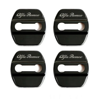 4Pcs Door Lock Cover for Alfa Romeo B Black – Car Accessories | MotorWorld Marketplace