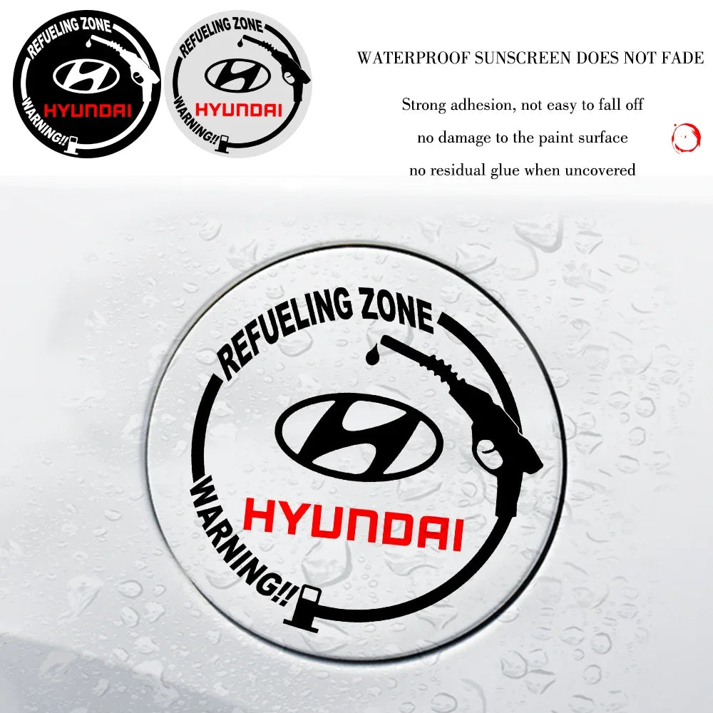 Hyundai Tucson Fuel Tank Emblem Decal – Waterproof Vinyl