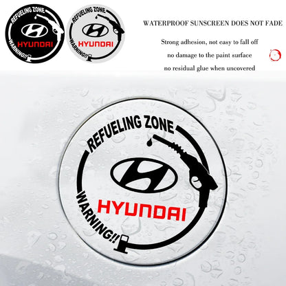 Hyundai Tucson Fuel Tank Emblem Decal – Waterproof Vinyl