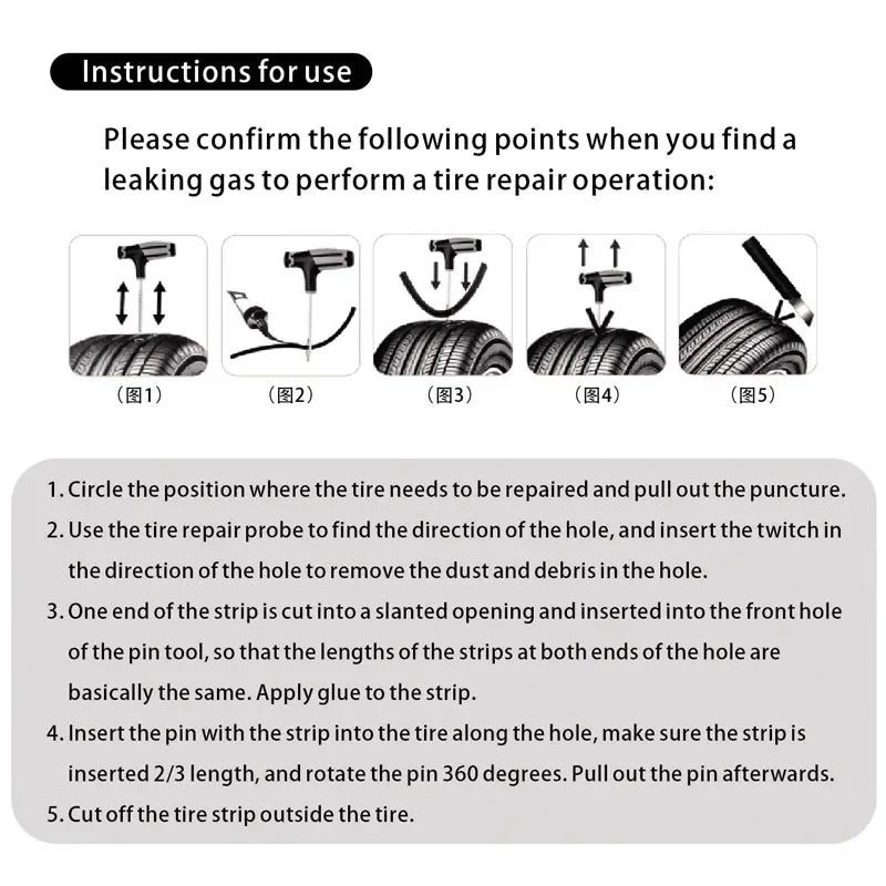 Tire Puncture Repair Kit