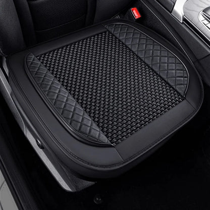Housse de siège auto universelle en cuir PU, soie glacée, antidérapante, de luxe