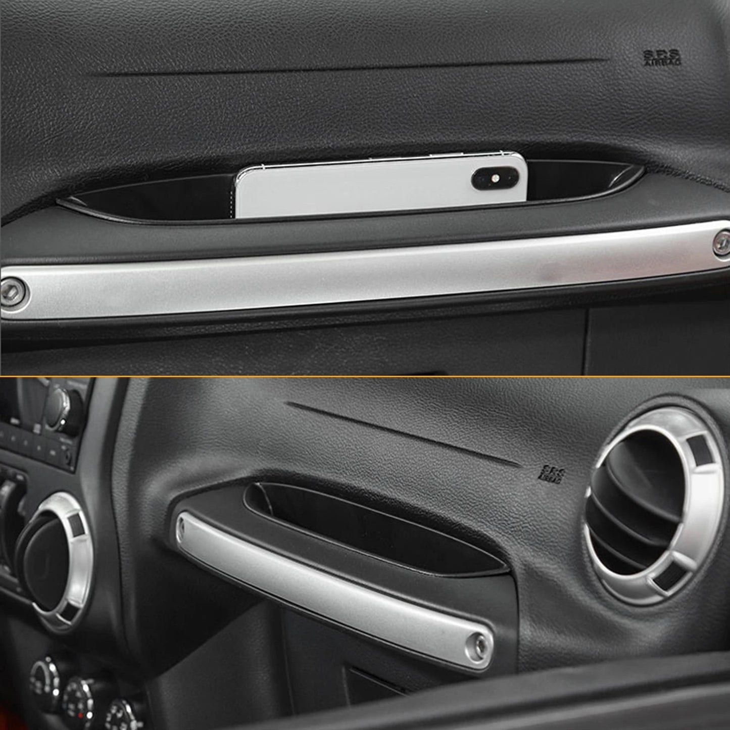 Organizador de almacenamiento interior GrabTray para Jeep Wrangler JK (2011-2017)