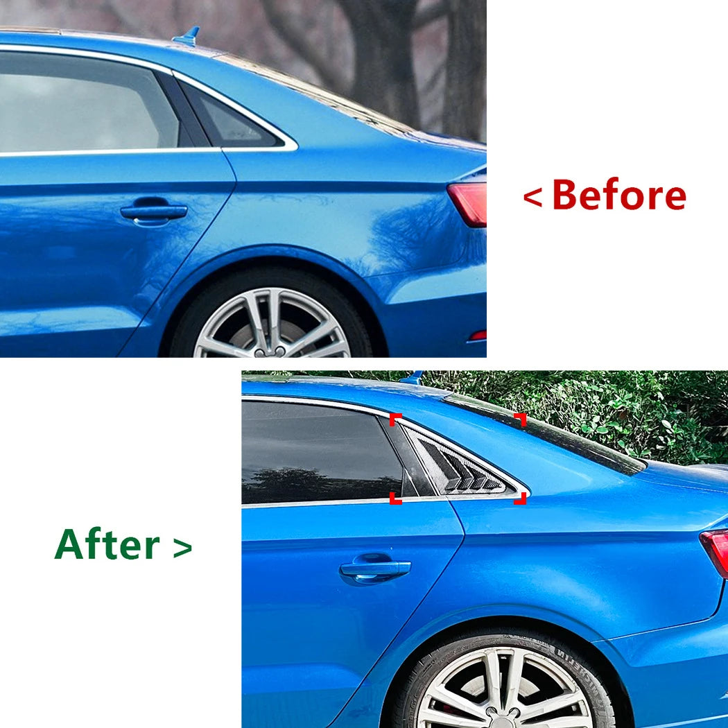 Audi A3 S3 8V Rear Window Louver Trim Pair 2014-2020 – Car Accessories | MotorWorld Marketplace