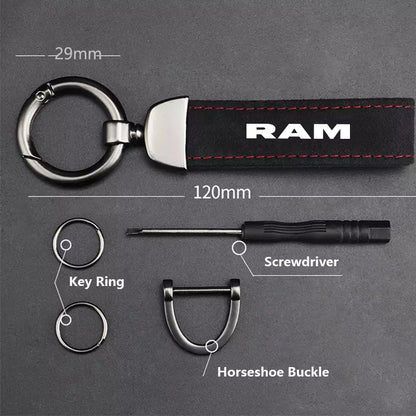 Premium Suede Keychain for Ram 1500 2500 3500