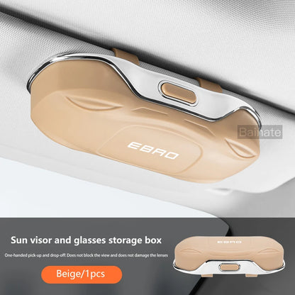Shock-Proof Sun Visor Glasses Holder for EBRO S700/S800/S400 1Pcs Beige EBRO – Car Accessories | MotorWorld Marketplace