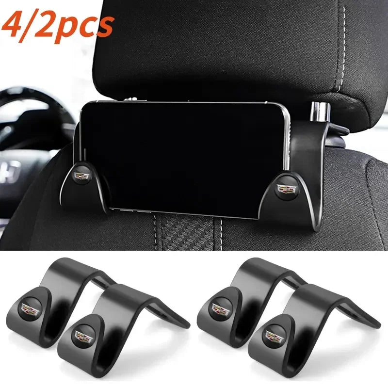 (NOT SOLD TO USA) 4/2pcs ABS Seat Back Hooks for Cadillac ATS CTS XT5 SRX – Car Accessories | MotorWorld Marketplace