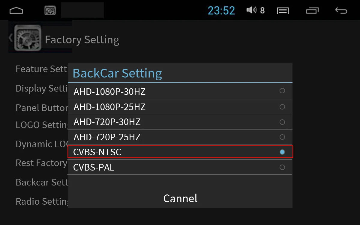 Caméra de coffre à vision nocturne AHD 1080P pour BMW E60 E70 X5 X6