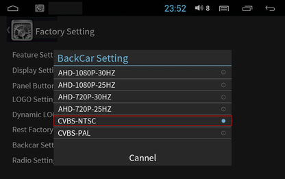 Caméra de coffre à vision nocturne AHD 1080P pour BMW E60 E70 X5 X6