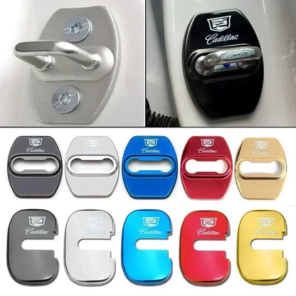 (NOT SOLD TO USA) 4pcs Door Lock Cover Stickers for Cadillac CTS/ATS/Escalade – Car Accessories | MotorWorld Marketplace