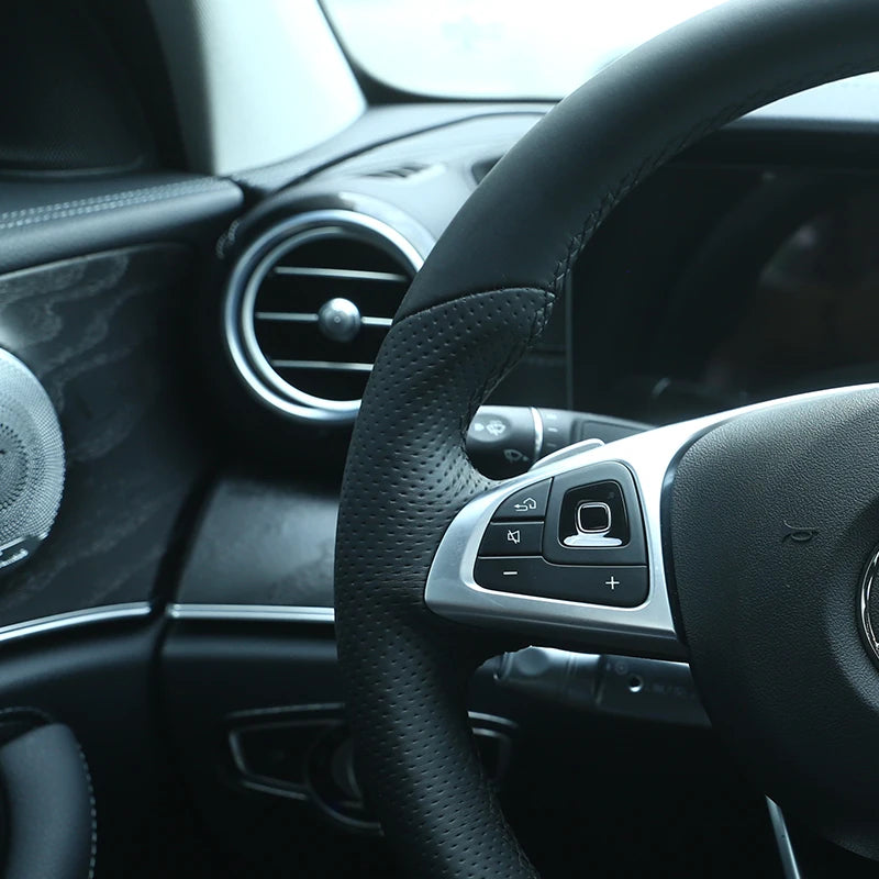 ABS Chrome Steering Wheel Trim for Mercedes W205 W213 GLC – Car Accessories | MotorWorld Marketplace