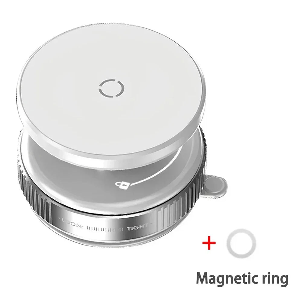 360° Magnetic Car Phone Holder | Pro Suction, Anti-Shake Mount WHITE – Car Accessories | MotorWorld Marketplace