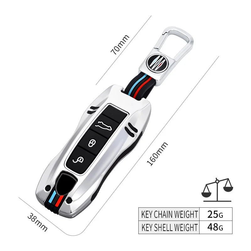 Zinc Alloy Smart Key Case for Porsche 911 Cayenne Taycan – Car Accessories | MotorWorld Marketplace