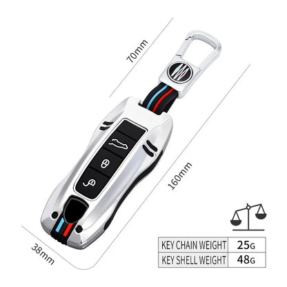 Zinc Alloy Smart Key Case for Porsche 911 Cayenne Taycan – Car Accessories | MotorWorld Marketplace