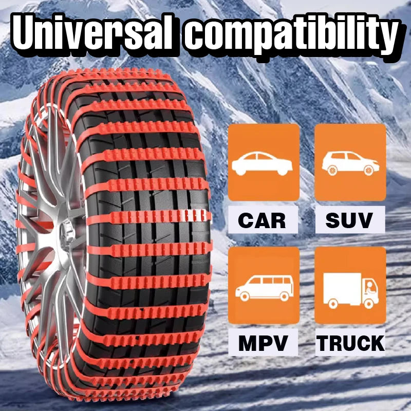 AIVC Anti-Skid Snow Chains | Pro Grade Winter Traction – Car Accessories | MotorWorld Marketplace