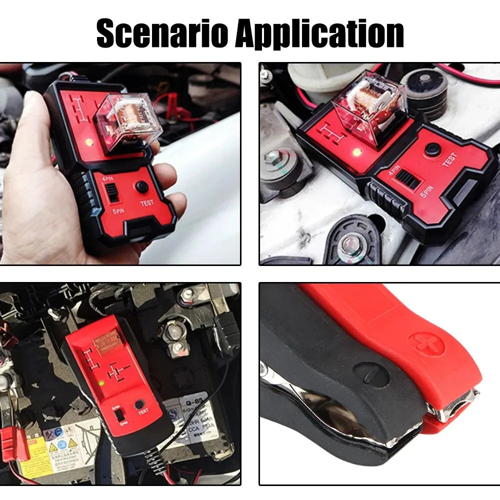 Universal 12V Car Relay & Battery Tester