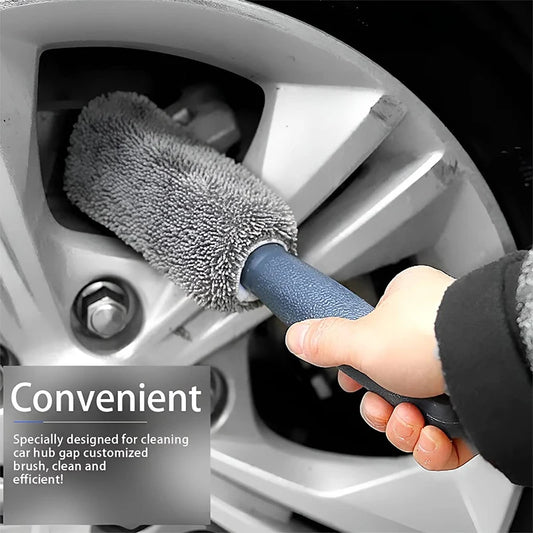 Ultra-Fine Fiber Wheel Brush - Scratch-Free Tire Cleaning Tool