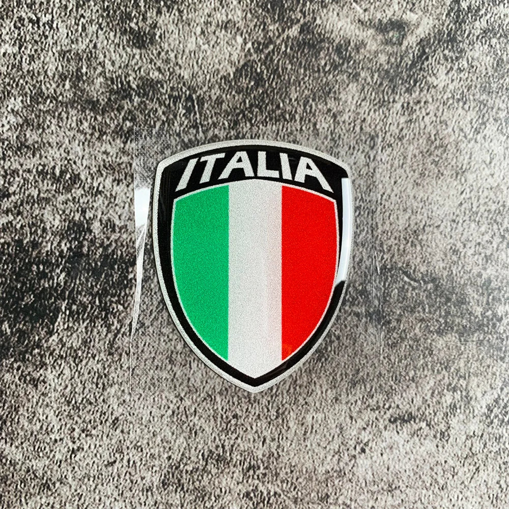 3D Reflective National Flag Sticker Motorcycle Parts Car Decal Korea France Russia Spain Brazil Chile ukraine British Italy USA ITLIA – Car Accessories | MotorWorld Marketplace