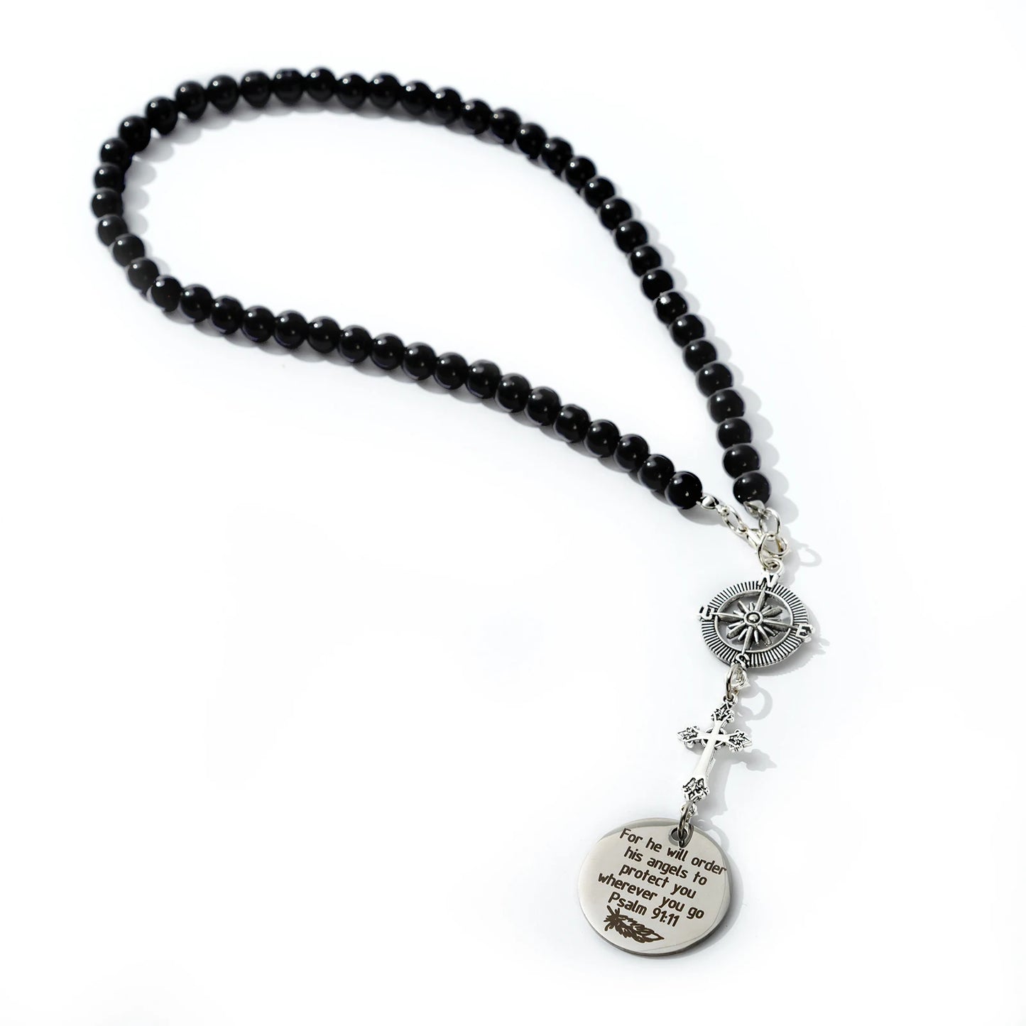 Metal Guardian Rear View Mirror Charm – Car Ornament Gift