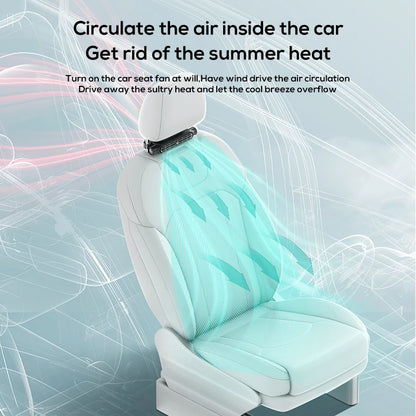 USB Car Seat Cooling Fan – Efficient Rear Backrest AC – Car Accessories | MotorWorld Marketplace