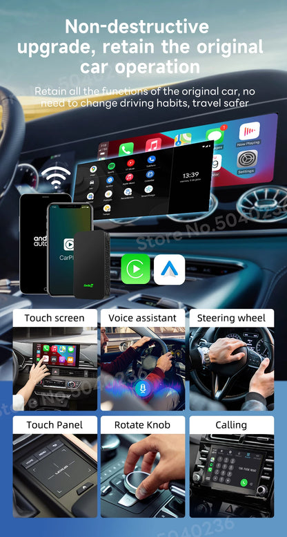 2air CarlinKit 5.0/4 Wireless CarPlay & Android Auto Box