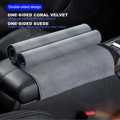 Premium Suede Leather Cleaning Cloth for Ford Models