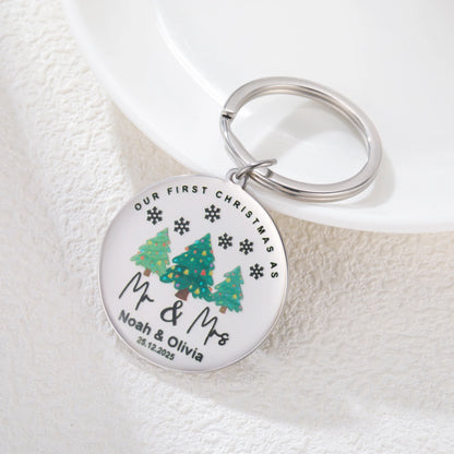 Custom Stainless Steel Keychain – Engraved Name & Date Gift – Car Accessories | MotorWorld Marketplace