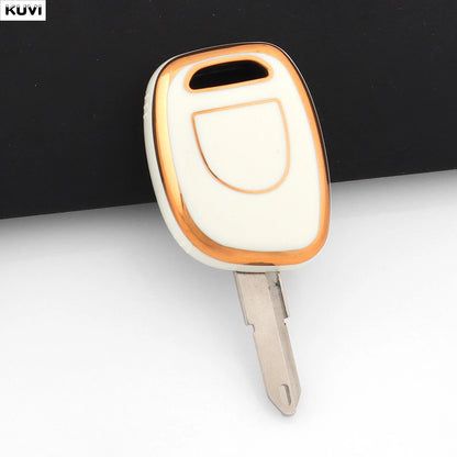 Hot Golden TPU Key Case for Renault Clio Kangoo Twingo