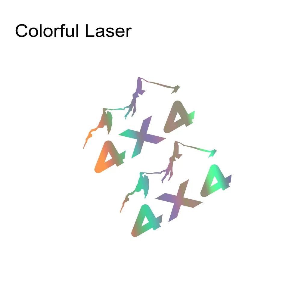 4X4 Mountain Vinyl Decal for Pickup Trucks – Pro Fit Colorful Laser – Car Accessories | MotorWorld Marketplace