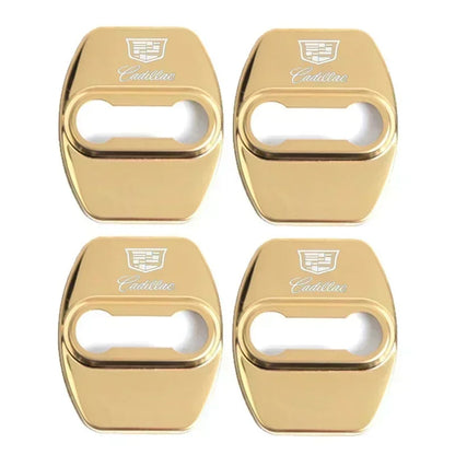 (NOT SOLD TO USA) 4pcs Door Lock Cover Stickers for Cadillac CTS/ATS/Escalade A-Gold – Car Accessories | MotorWorld Marketplace