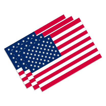 USA Flag Vinyl Car Decal – Custom Door & Window Sticker