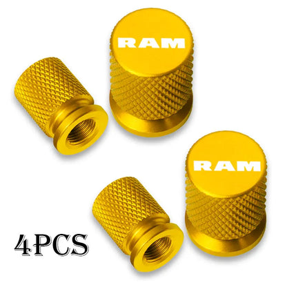 RAM SRT 1500-3500 Valve Stem Caps Set - Waterproof, Pro Quality