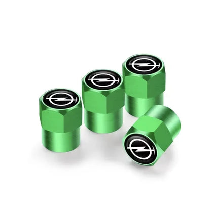 4pcs Opel Emblem Valve Caps Set