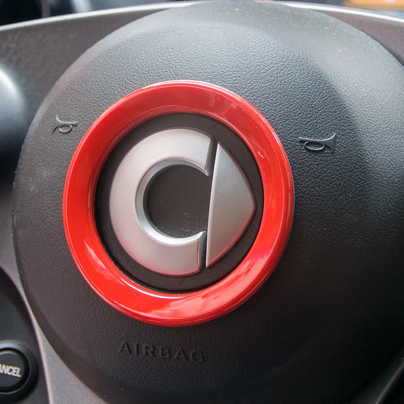 Steering Wheel Center Cap Ring for Smart 453 Fortwo/Forfour