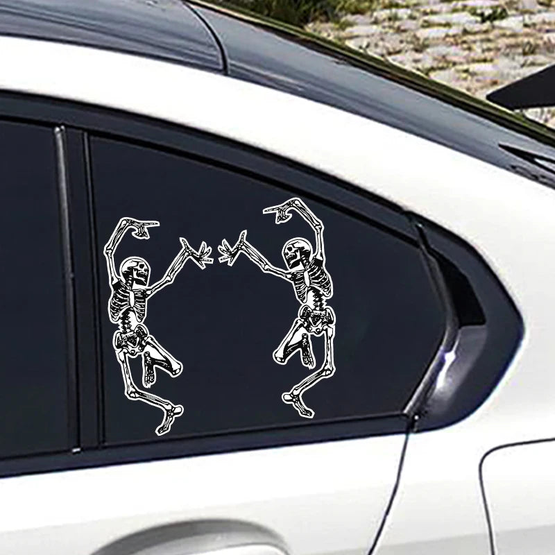 Funny Dancing Skull Reflective Waterproof Car Sticker - Pro Quality – Car Accessories | MotorWorld Marketplace