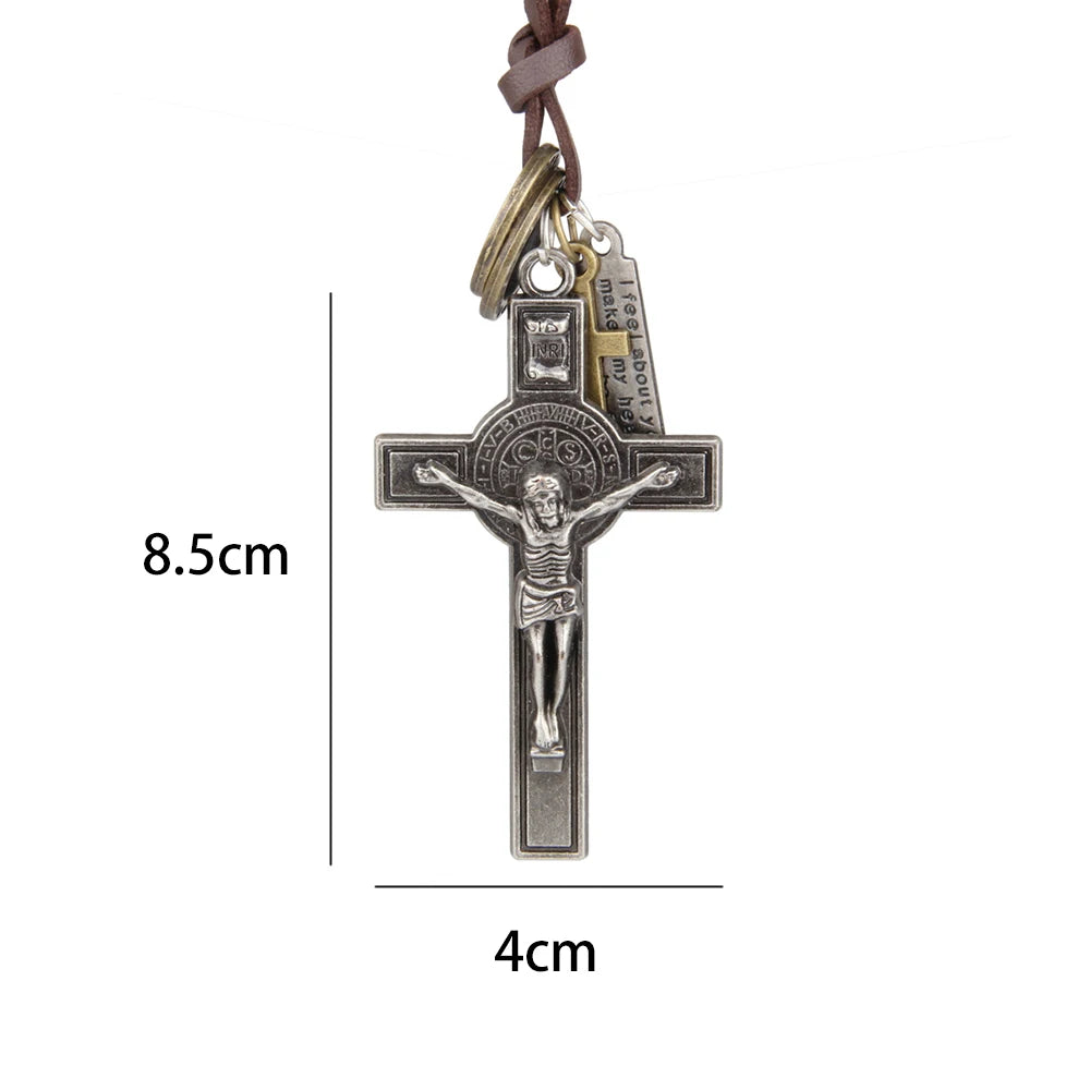 Retro Cross Pendant for Car – Jesus Rearview Ornament Gift – Car Accessories | MotorWorld Marketplace