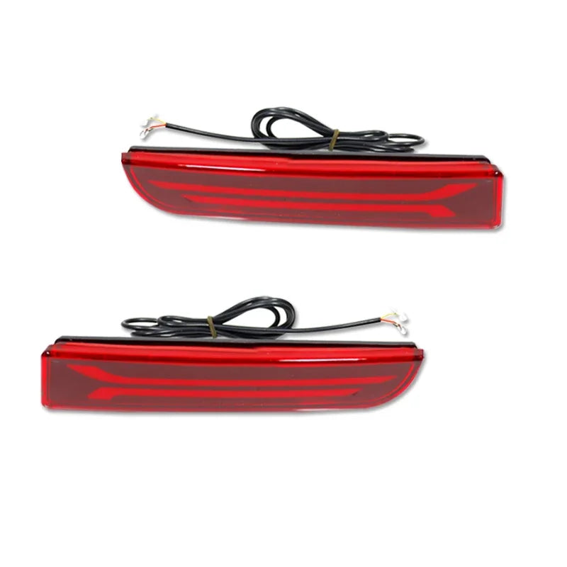 2pcs Red Rear Reflector Lamps for Mitsubishi Lancer Evo X Outlander